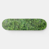 Funny Green Gras Textur Muster real Foto cool Skateboard (Horizontal)