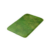 Funny Green Grass Bath Mat Badematte (Schrägansicht)