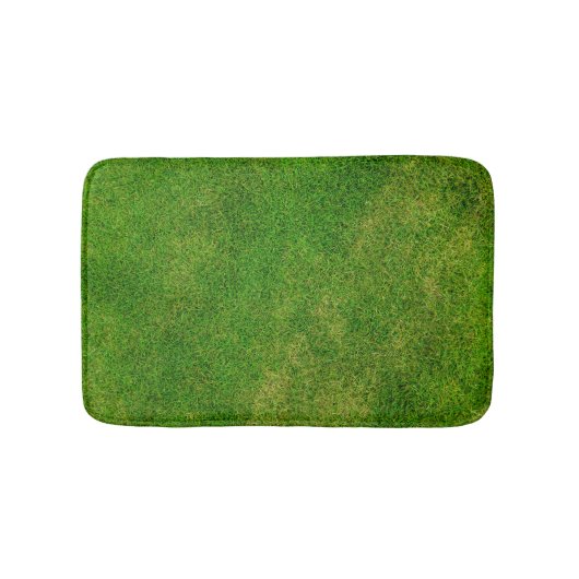 Funny Green Grass Bath Mat Badematte (Vorderseite)