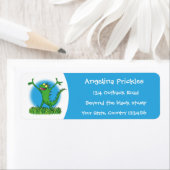 Funny green lächelnd animierte Eidechse (Insitu)