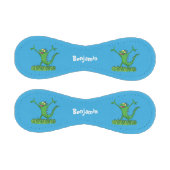 Funny green lächelnd animierte Eidechse Baseball (Paneele)