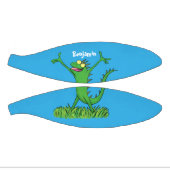 Funny green lächelnd animierte Eidechse Mini Basketball (Panele)