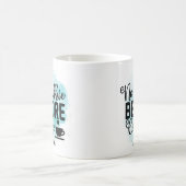 Funny Green No Talkie Before Coffee Tasse (Mittel)