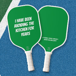 Funny Green Not in Kitchen Pickleball Paddel Pickleball Schläger
