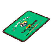 Funny Green Pool Table Snooker Dad Father's Day Magnet (Linke Seite)