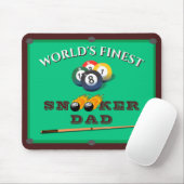 Funny Green Pool Table Snooker Dad Father's Day Mousepad (Mit Mouse)
