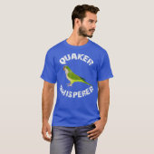 Funny Green Quaker Whisperer Parrot Bird Apparel T-Shirt (Vorne ganz)