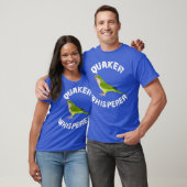 Funny Green Quaker Whisperer Parrot Bird Apparel T-Shirt (Unisex)