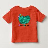 Funny Green Ram Chinese Year Zodiac Kleinkind T Kleinkind T-shirt (Vorderseite)