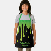 Funny Green Slime Poster Master Personalisiert Kid Schürze (Insitu)