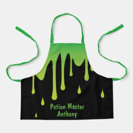 Funny Green Slime Poster Master Personalisiert Kid Schürze