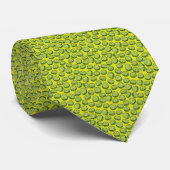 Funny Green Tiny Pickle Slices Pattern Novelty Krawatte (Gerollt)