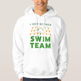 Funny Green und Orange Ich habe gerade wieder Swim Hoodie