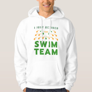 Funny Green und Orange Ich habe gerade wieder Swim Hoodie