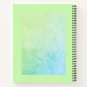 Funny Green verrückte Anthropologin Notizblock (Rückseite)