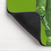 Funny Green Watermelons Bear Mousepad (Ecke)