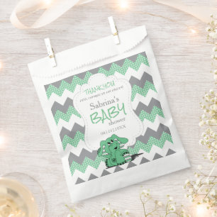 Funny Green Zickzack Albern Niedlich Baby Elephant Geschenktütchen