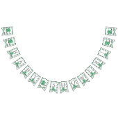 Funny Green Zickzack Albernen Niedlichen Babyeleme Wimpelkette (Alle)