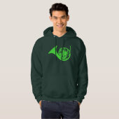 Funny Greenhorn Fishing Hoodie (Vorne ganz)