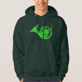 Funny Greenhorn Fishing Hoodie (Vorderseite)