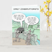 Funny Greeting Card: Frühkonservationisten Karte (Gelbe Blume)