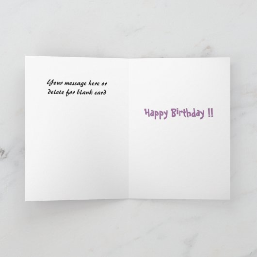 Funny Greeting Card - zu gut, um wahr zu sein! Karte (Innenseite)