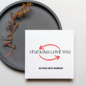 Funny Greeting, Rude Card für Ehemann oder Freund