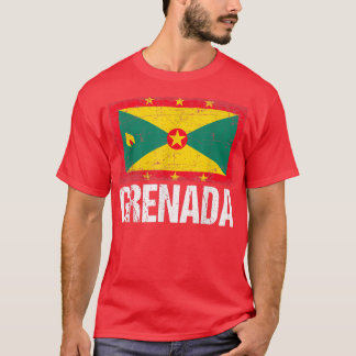 Funny Grenada Flag Männer Frauen Kid Patriotic T-Shirt