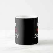 Funny Greta Flat Mars Society Kaffeetasse (Mittel)