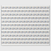 Funny Grey Hair Running Zitat - Älterer Runner Geschenkpapier (Flach)