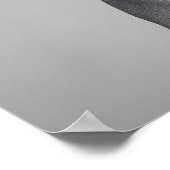 Funny Greyhound Bathroom Art Print, Toilet Paper Poster (Ecke)