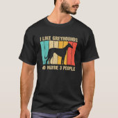 Funny Greyhound Design Männer Italienisch Greyhoun T-Shirt (Vorderseite)