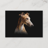 Funny Greyhound Face Greyhound Smile Greyhound Begleitkarte (Vorderseite)