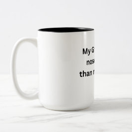 Funny Greyhound Tasse - Lange Nase, Kurze Aufmerks