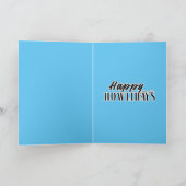 Funny Greyhound Weihnachtsflohen Weihnachtsgebäck Karte (Innenseite)