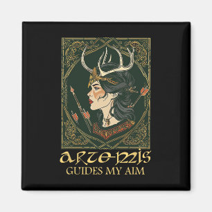 Funny Griechisch Goddess Artemis Deer Junting Myth Magnet
