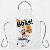 Funny "Grill Boss" GRILLEN Schürze (Vorderseite)