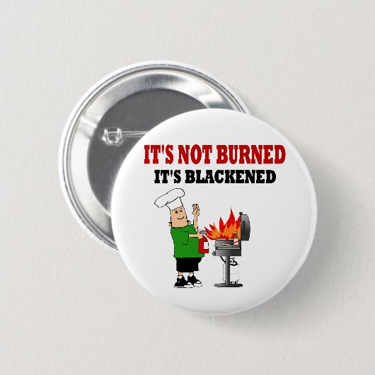 Funny Grill Koch Button (Vorne & Hinten)