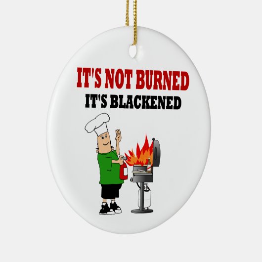 Funny Grill Koch Keramik Ornament (Rechts)