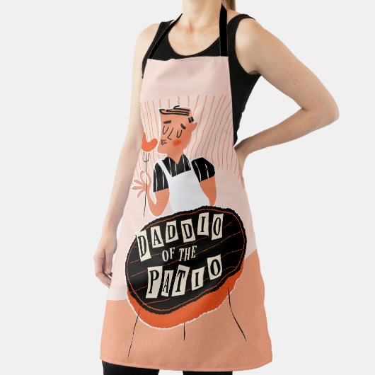Funny Grill Schürze für Vater, Daddio des Patio (InSitu)