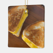 Funny Grilled Cheese Pun Christmas Keramikornament (Links)