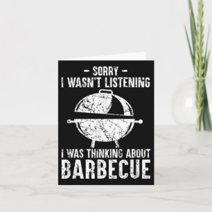 Funny Grillen Barbecue Grill Grill Joke Rauchen Me Karte