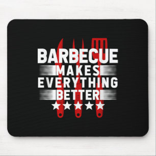 Funny Grillen Barbecue Grill Grill Joke Rauchen Me Mousepad
