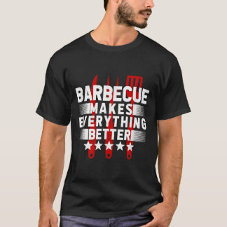 Funny Grillen Barbecue Grill Grill Joke Rauchen Me T-Shirt