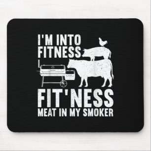 Funny Grillen besetzt Rauchen Kunst für Männer Fra Mousepad