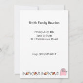 Funny GRILLEN Einladung (Rückseite)