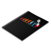 Funny GRILLEN Evolution Grill Grill Grillen Grille Notizblock (Linke Seite)