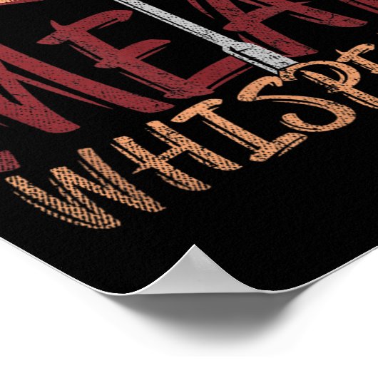 Funny Grillen Geräuchertes Fleisch Steak Geschenk Poster (Ecke)