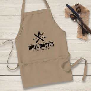 Funny GRILLEN Grill Master Personalisiert Barbecue Schürze