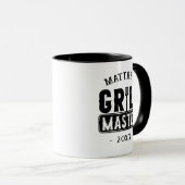 Funny GRILLEN Grill Master Personalisiert Barbecue Tasse (VorderseiteRechts)
